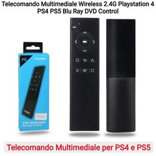 Telecomando Multimediale Wireless 2.4G Playstation 4 PS4 PS5 Blu Ray DVD Control