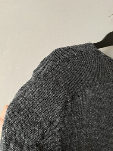 taichi murakami two layers cotton linen avant garde black fashion sweater s L-XL - Picture 16 of 17
