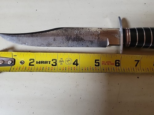 Vintage Sheriff Knife Solingen Germany Fixed Blade -#13169 With Sheath - Picture 16 of 18