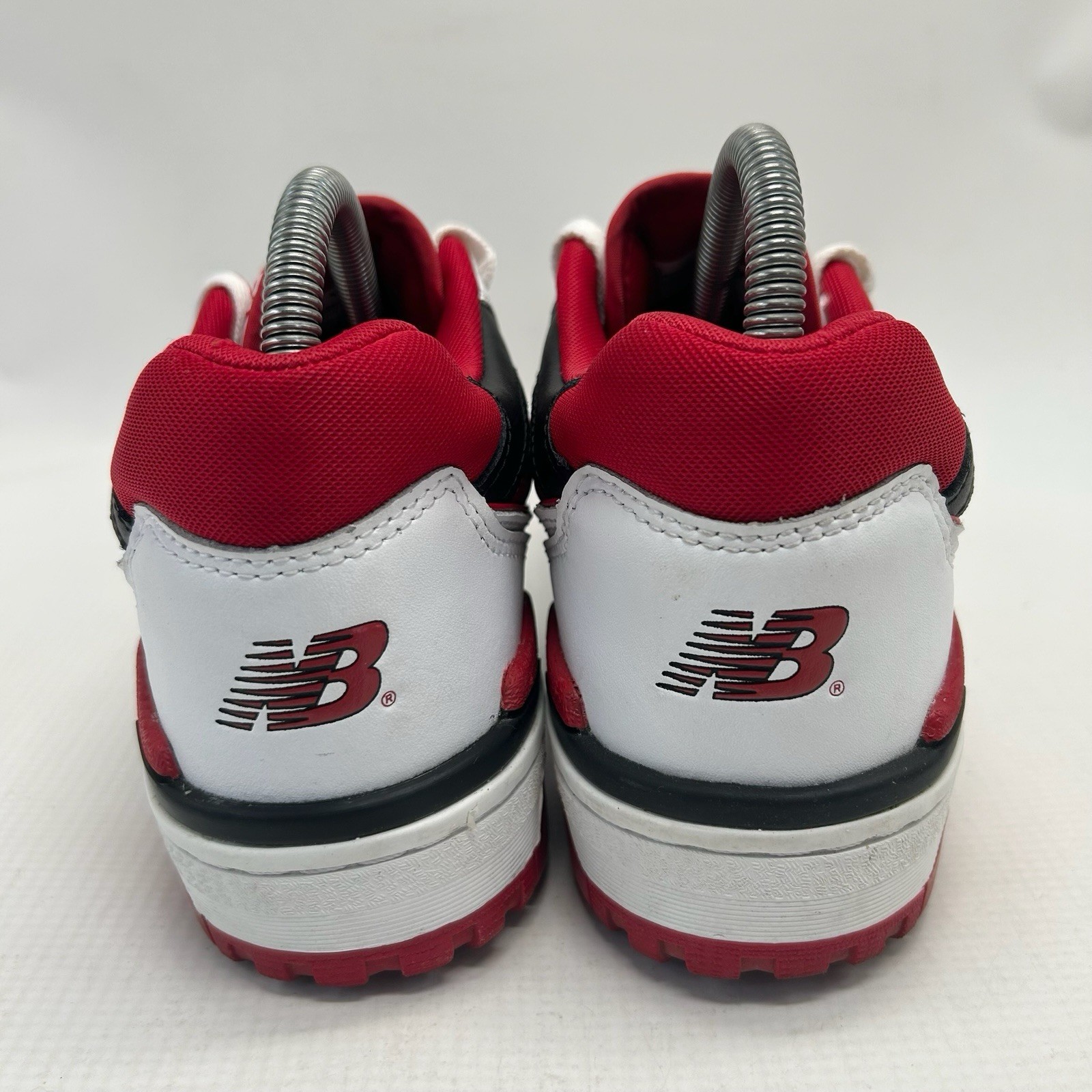 New Balance 550 Men’s Size 6.5 US White Red Black Sneakers Shoes Retro BB550SE1 image 6
