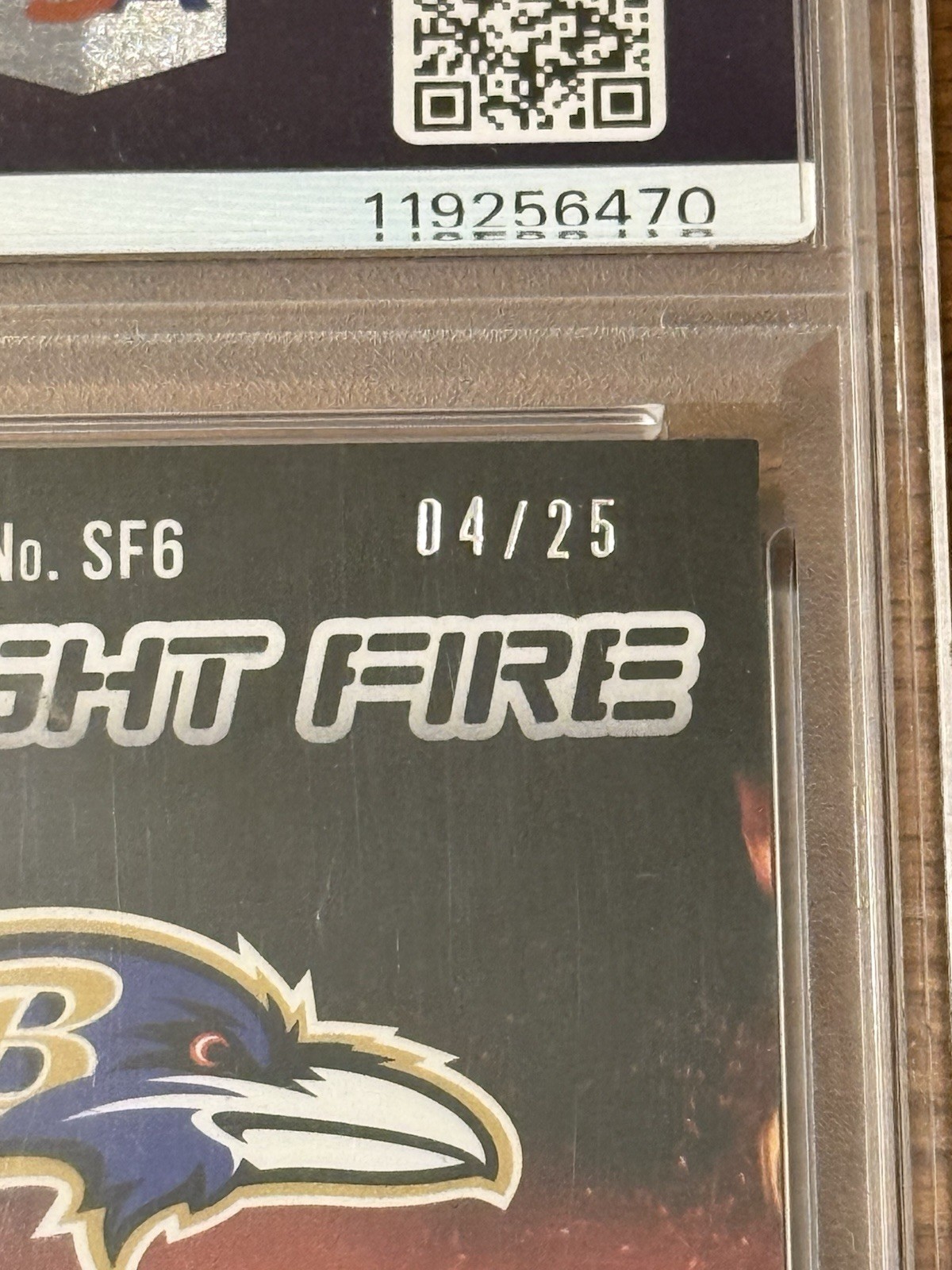 2021 MOSAIC LAMAR JACKSON STRAIGHT FIRE-WHITE MOSAIC /25 #SF6 PSA GEM MT 10 view 3