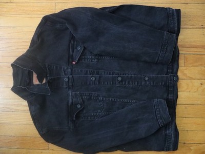 Levi Strauss & Co. Men's Trucker Jacket w/ Pockets Black 3XL