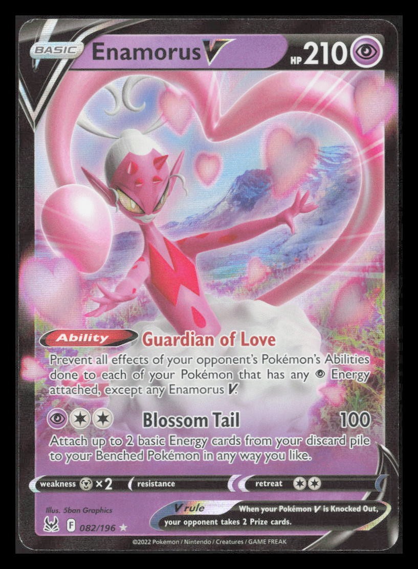 Enamorus V Ultra Rare SWSH11: Lost Origin 082/196 NM