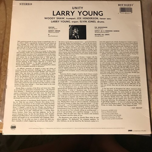 Larry Young - Unity LP - Blue Note - BST-84221 DMM Reissue Soul Jazz VG+ Funk - Picture 2 of 4