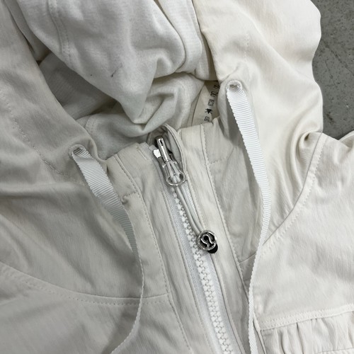 Women’s Lululemon Full Zip Hoodie Size 4 White - Picture 11 of 14