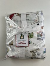 Pottery Barn Kids Elf ADULT Organic Cotton Pajama Set-XL-NWT