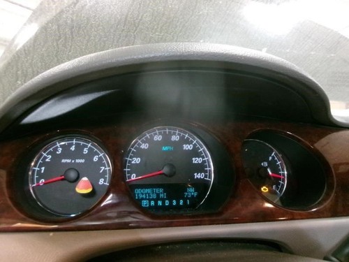 Speedometer MPH Without Opt UJ8 ID 20793335 Fits 08-09 LUCERNE 2354589 ...