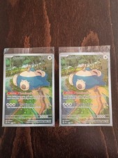 2x Sealed Snorlax/Relaxo 051 - Pokémon 151