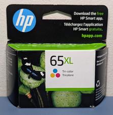 Genuine HP 65XL Tri-Color High Yield Ink NEW SEALED Warranty 08/2025 OEM