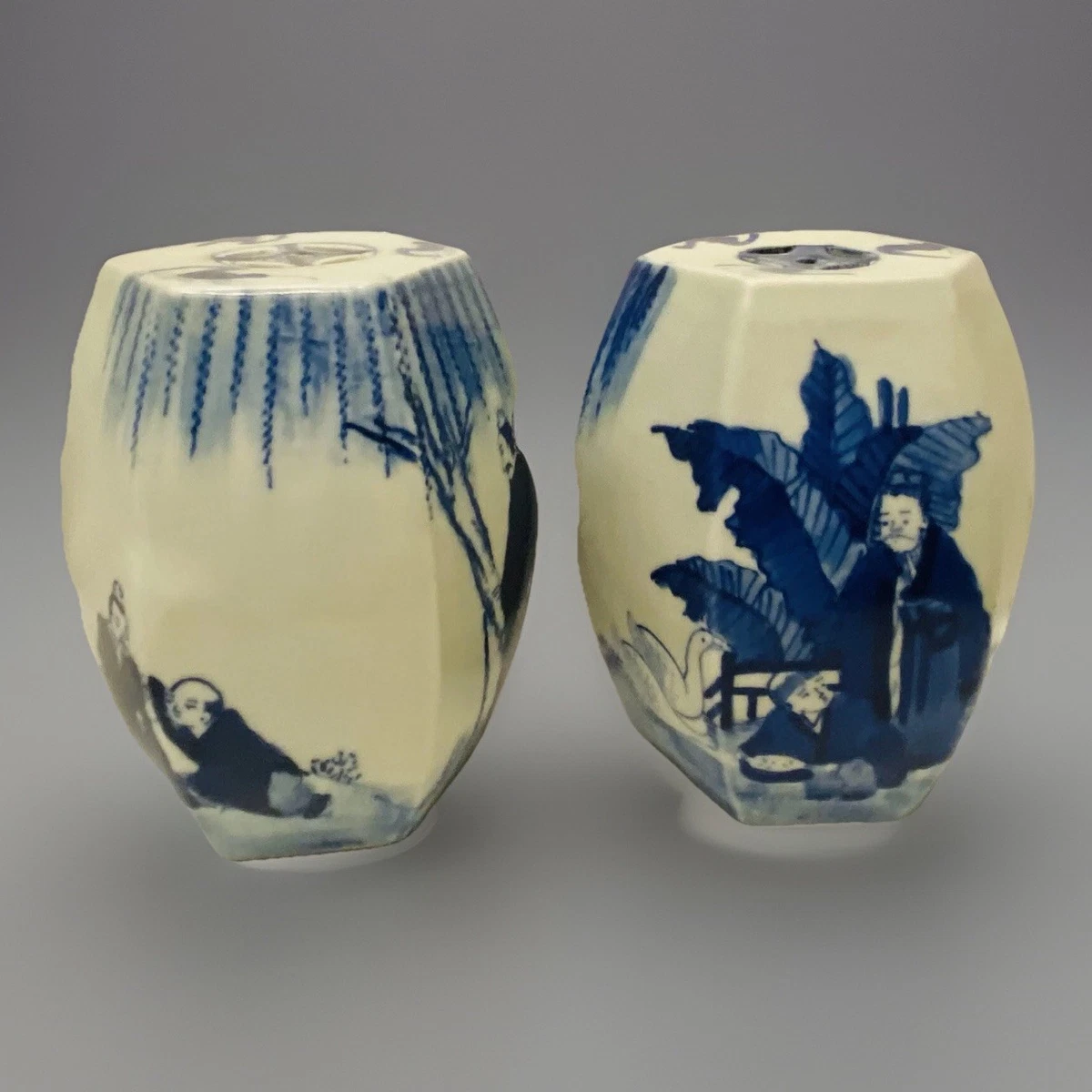 蓝色陶瓷中国古董香炉| eBay