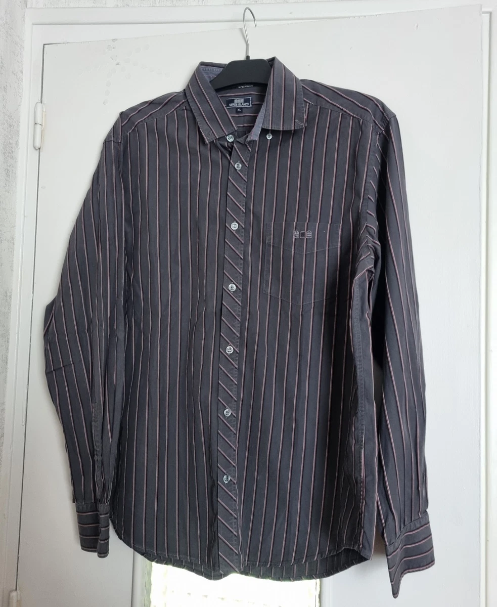 Chemise Serge Blanco Taille XXL - 100% Coton, Multicolore - Occasion Comme Neuf