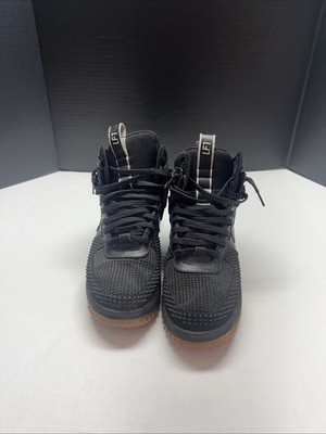 Nike Lunar Force 1 Duckboot Black Gum Water-repellent Size 10