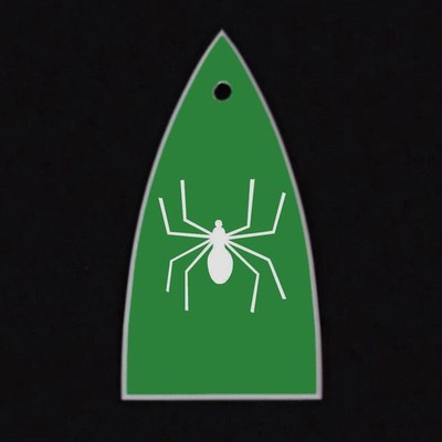 GUITAR TRUSS ROD COVER - Engraved Etched - Fits ESP LTD - SPIDER GREEN