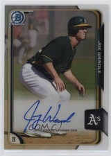 2015 Bowman Chrome Prospects Refractor 434/499 Joey Wendle Joe #BCAP-JW Auto 0c6