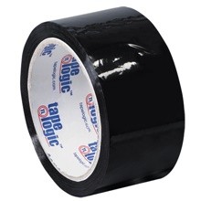 2" x 110 yds 2.2 mil Black Tape Logic Carton Sealing Tape-Pack of 36