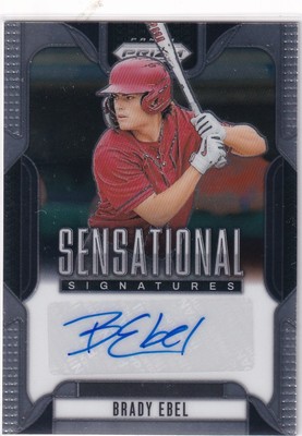 2025 Panini Prizm Brady Ebel Autograph Auto Sesatinal Signatures  PWE