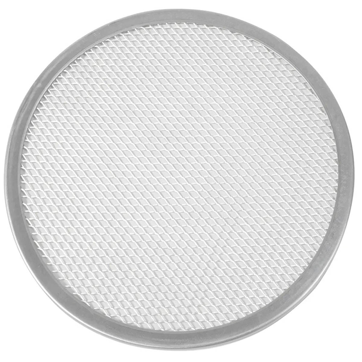 Winco APZS-10 Seamless 10" Aluminum Mesh Pizza Screen - Round