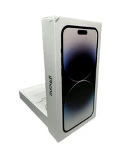 Empty Box For Apple iPhone 14 Pro Max  Space Black 128GB-eSIM-empty BOX ONLY