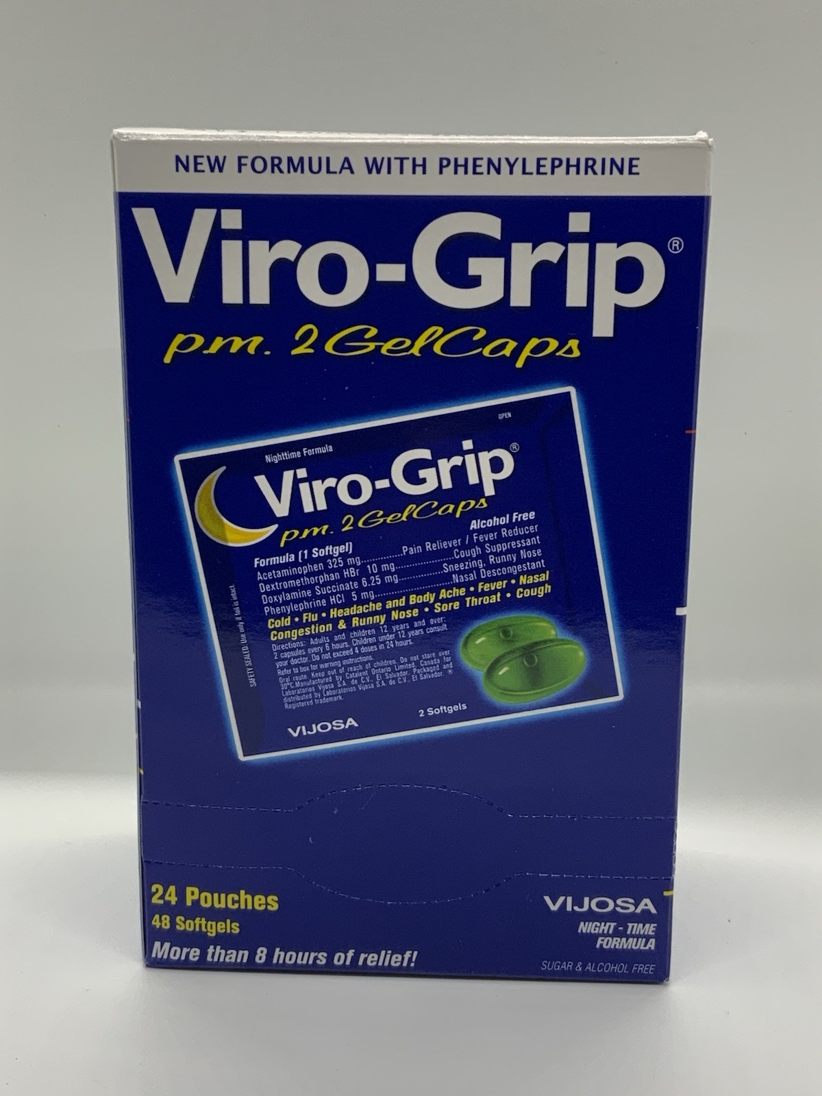 Viro Grip Softgel PM 24 Satchets, 48 Gel Capsules EXP 2027