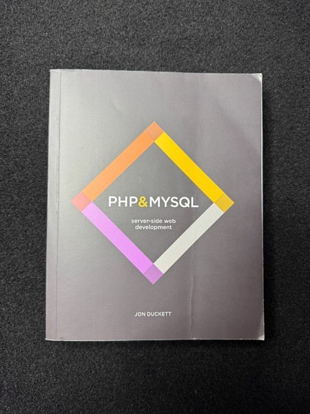 PHP & MySQL Jon Duckett 2022 Wiley Server-Side Web Development Programming Book