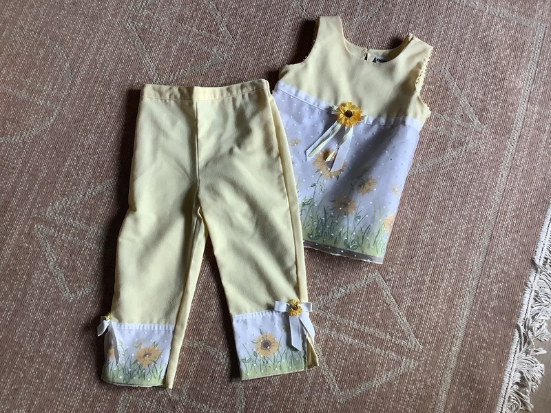 Spring/Summer Yellow Daisy Theme Outfit Size 6