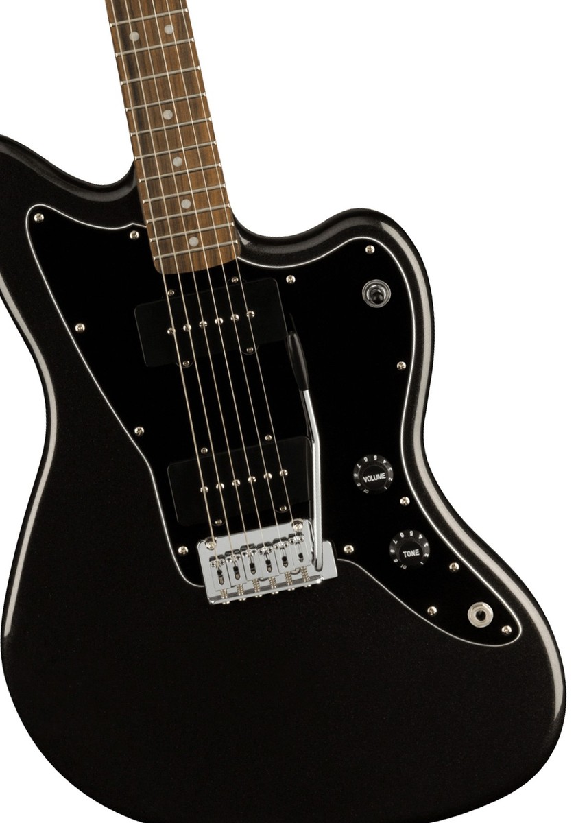 Squier エレキギター Mini Jazzmaster® BLACK Fender Squier Affinity Jazzmaster - Metallic Black w/ Gig