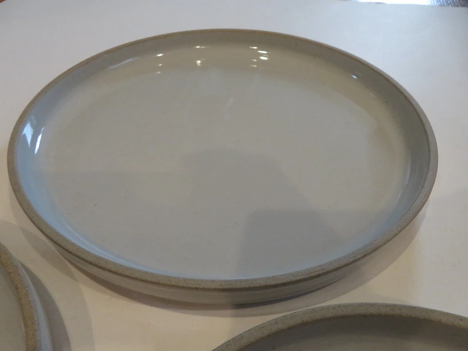 Hasami Porcelain Japan Lot of 3 Salad Plates in Glossy Gray 7 3/8" & 8 5/8" - Image 3 of 4