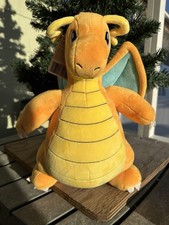 NWT 2020 Pokemon Build A Bear BAB Dragonite Yellow Dragon Stuffed Plush Doll