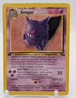 1999 Pokemon Fossil 1st Edition GENGAR - #20/62 - Non-Holo - RARE HP