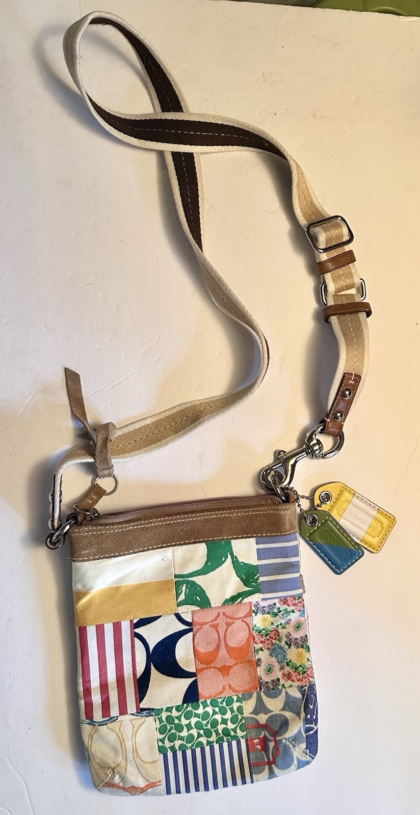 Original Vintage COACH Hampton Patchwork Crossbod… - image 22