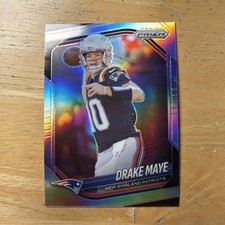 2025 Panini Prizm Drake Maye Silver Prizm #165 - New England Patriots