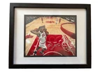 Derrick Rose Autographed Framed Photo Chicago Bulls