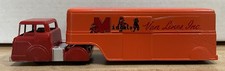 Vintage Midgetoy Van Lines Inc Moving Van Semi Truck Made In USA 8” Approx