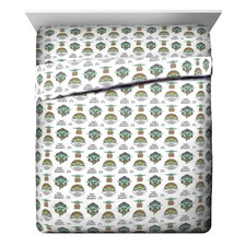 Kids Sheet Cartoon Set with Fitted, Flat Sheets  Pillow Cover - Ultra-Soft B...