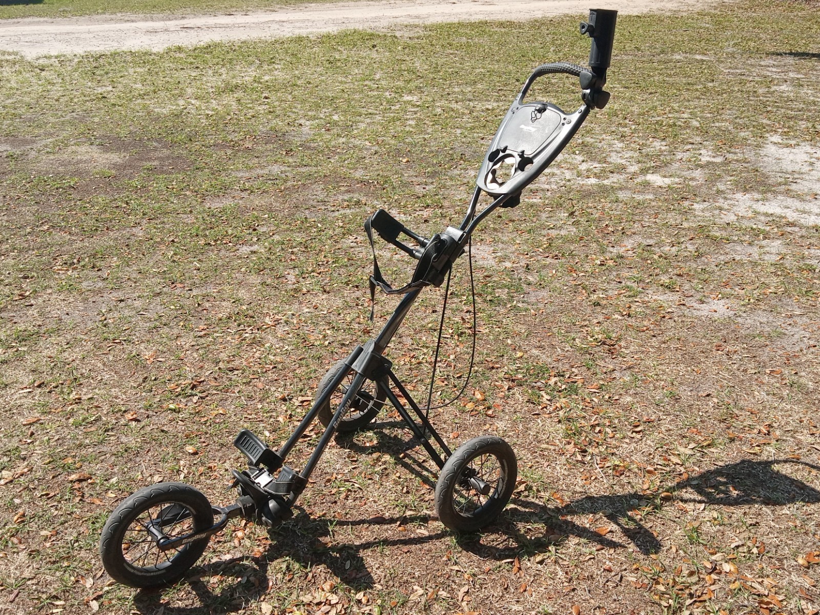 Boy Express Golf Push Cart 3-wheel Black Folding/collapsible