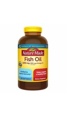 Nature Made Fish Oil 1200mg Omega-3 Softgels Gluten-Free 300 Count Heart Health
