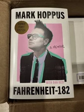 Fahrenheit-182 A Memoir by Mark Hoppus With Dan Ozzi Signed First Edition