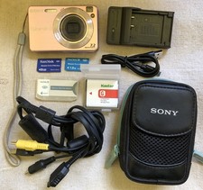 Sony CyberShot DSC-W120 Digital Camera Pink 7.2MP 4X Optical Zoom Ships Free