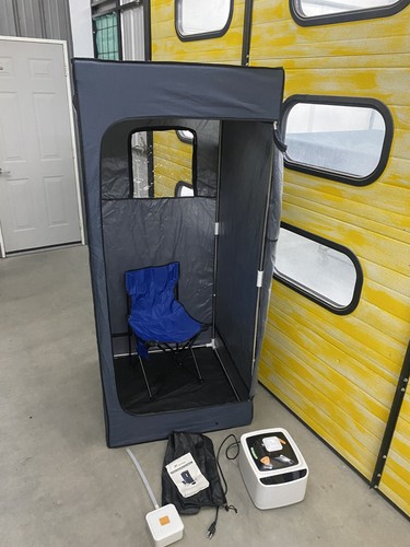 TATDOL Portable Home Steam Sauna Full Size Personal Sauna Tent Missing Remote - Picture 5 of 7