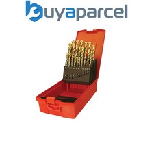 Dormer A095204 Set 204 HSS TiN Coated Jobber Drill Bit Set of 25 1-13.0 x 0.5mm