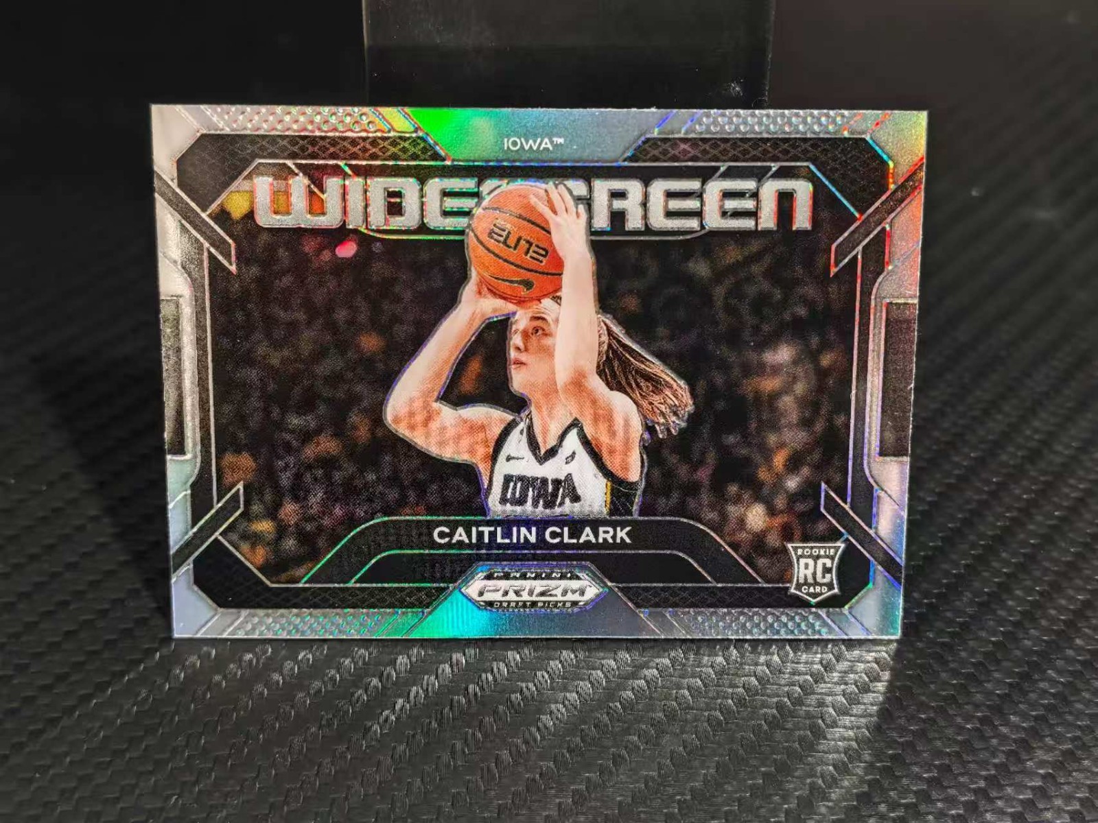 2024 Panini Prizm Draft Picks Rookie Widescreen Insert #6 Caitlin Clark