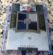 TOM BRADY 2006 Exquisite Maximum Jersey SP 32/75 Patriots Bucs San Mateo GOAT🔥$
