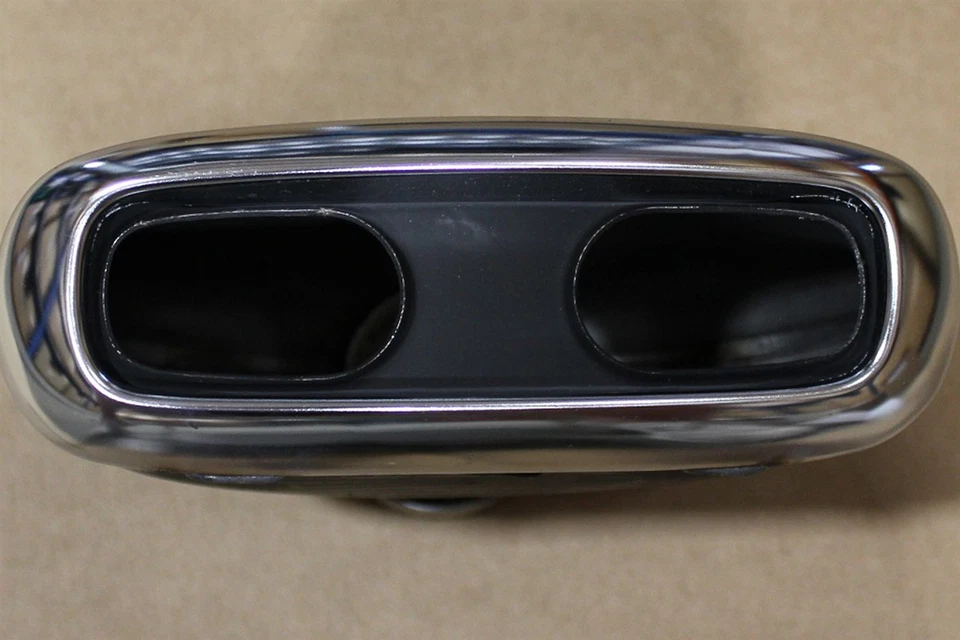 Extensión de punta de escape 98-03 Cadillac Seville 88959305 cromada DERECHA OEM de fábrica Foto 3 de 4