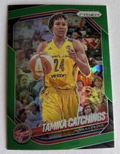 2025 Panini Prizm WNBA Tamika Catchings Green Prizm #60 Indiana Fever HOF