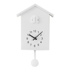 Cuckoo Wall Clock Modern Quartz Hanging Watch Bird Tweeting Sound Office Home