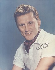 KIRK DOUGLAS - AUTOGRAPHED SIGNED PHOTOGRAPH