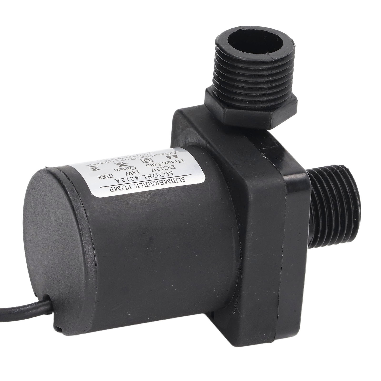 Submersible Pump Safe Power Saving Quiet Fountain Water Pump DC12V 20W 800L/h❀
