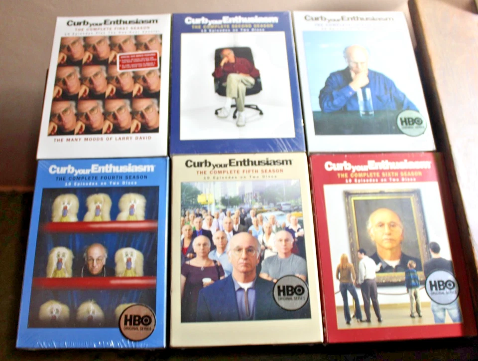 Curb Your Enthusiasm Complete Seasons 1 2 3 4 5 6 (DVD, 2003) Brand New Sealed Foto 2 de 3