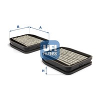 UFI Innenraumfilter 54.132.00 Aktivkohlefilter FüR Klasse Mercedes W211 Model