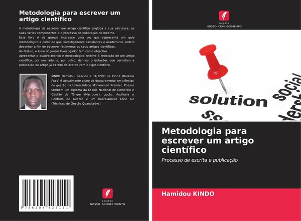 Hamidou Kindo | Metodologia Para Escrever Um Artigo CientíFico | Taschenbuch-image